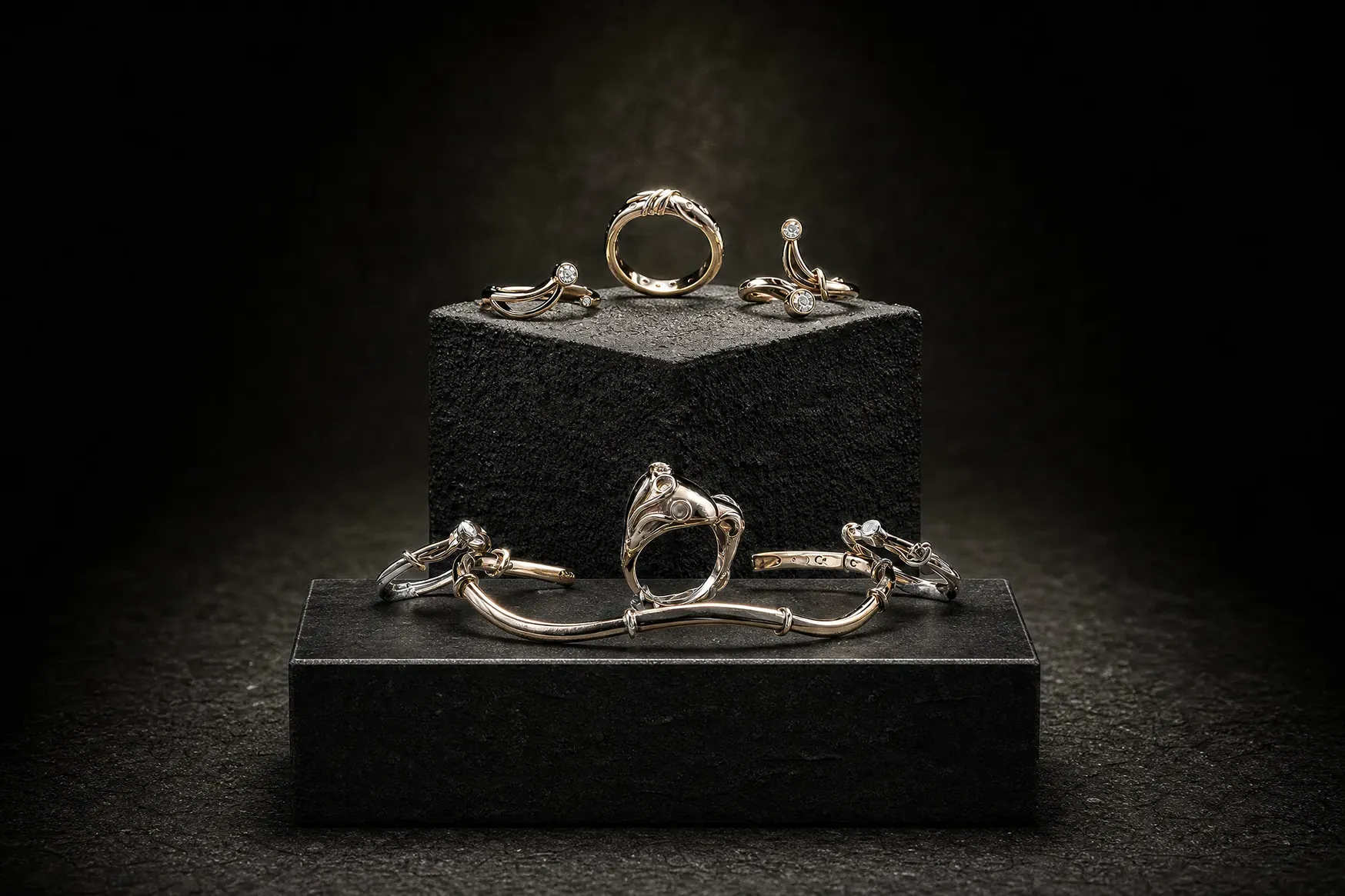 Fine jewellery composition by Robert Stephen Design